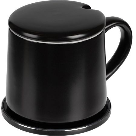 Кружка с подогревом и беспроводной зарядкой dualBase ver. 2.0 Matt, черная