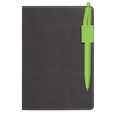 Ежедневник Flexy Freedom Latte А5, серый/фиолетовый, недатированный, в гибкой обложке