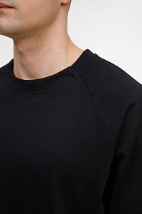 Футболка оверсайз унисекс Avenu, черная под нанесение