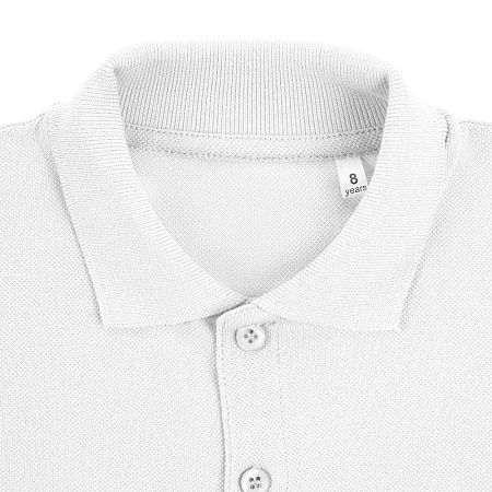 Рубашка поло детская Virma Kids, белая, размер 10 лет (130-140 см)