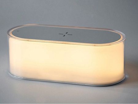 Ночник с беспроводной зарядкой и RGB подсветкой «Miracle», 15 Вт