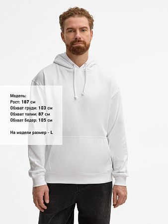 Худи унисекс Condor, белое, размер 5XL