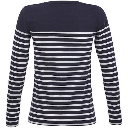 Футболка женская с длинным рукавом Matelot LSL Women, синяя с белым, размер L