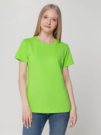 Футболка женская T-bolka Lady, зеленое яблоко, размер S