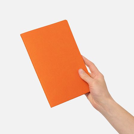 Блокнот Corsa slim, оранжевый