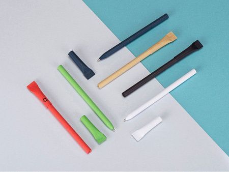 Ручка из переработанной бумаги с колпачком "Recycled"