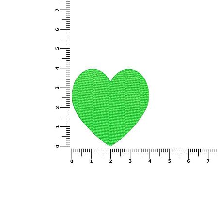 Наклейка тканевая Lunga Cor, M, зеленый неон