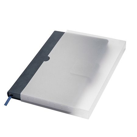 Ежедневник Риц (Ritz) недатированный, синий, твердая обложка