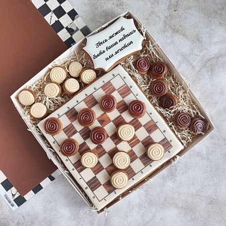 Подарочный набор "Шашки"