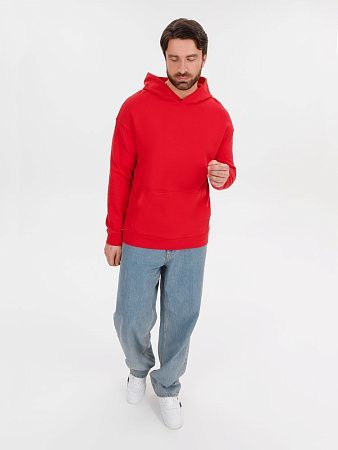 Худи оверсайз унисекс Outshine, красное, размер XS/S