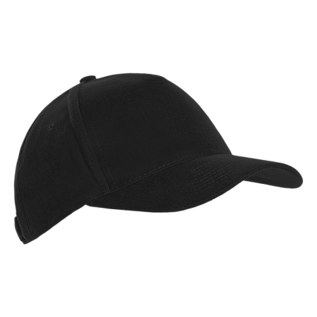 Бейсболка STAN 5 клиньев хлопок 280, 03, Чёрный,  (20)  (56-58)