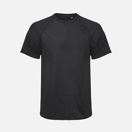 Футболка спортивная унисекс Vortex, черная, размер XS