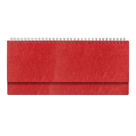 Планинг сборный Alfa Buffalo 325*130 мм, красный, недатированный, в твердой обложке