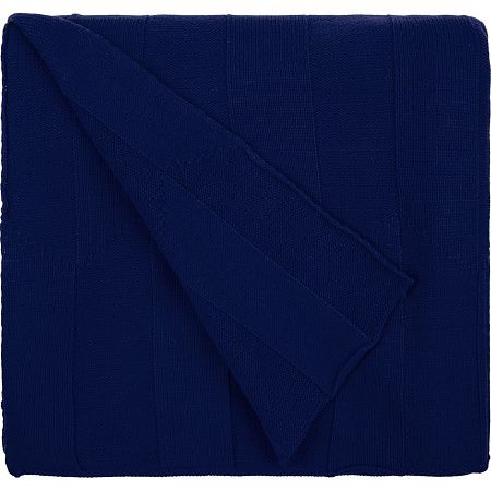 Плед Rombus, темно-синий (сапфир)