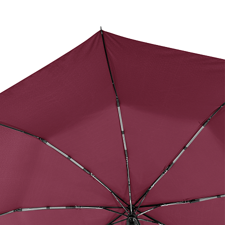 Зонт складной автоматический,  Forest Lotus, диаметр 100 см, радиус 23 дюйма, 9 панелей, в подарочной коробке, бордовый