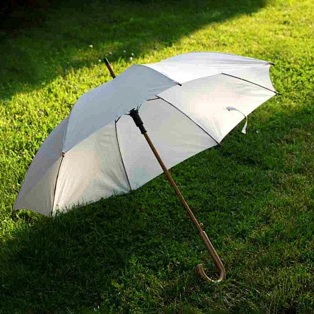 Зонт-трость механический, деревянная ручка