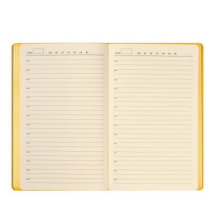 Ежедневник Рейн (Rain) недатированный, желтый (без упаковки, без стикера)