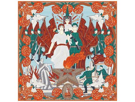 Платок «80 лет Великой Победы»