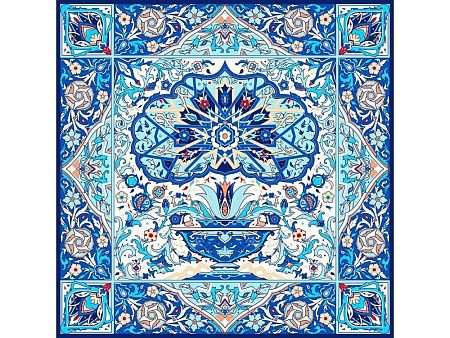 Набор: платок «Арабески» и свеча «Загадка Востока»