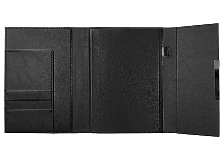 Ежедневник в суперобложке Country Hugo Mocco Line А5+, в подарочной коробке, черный, недатированный, в твердой обложке