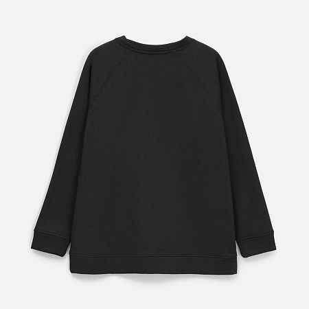 Свитшот унисекс S1, черный, размер XS/S