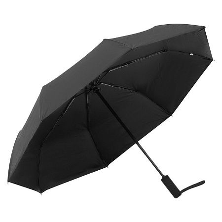 Зонт складной автоматический Forest November Bicolor, диаметр 130 см, 8 панелей, с UV защитой,  в подарочной коробке, черный