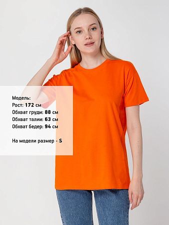 Футболка унисекс Regent 150, оранжевая, размер S
