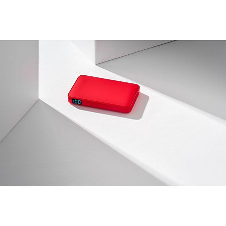 Внешний аккумулятор с подсветкой Анкор (Ancor) 5000 mAh, красный