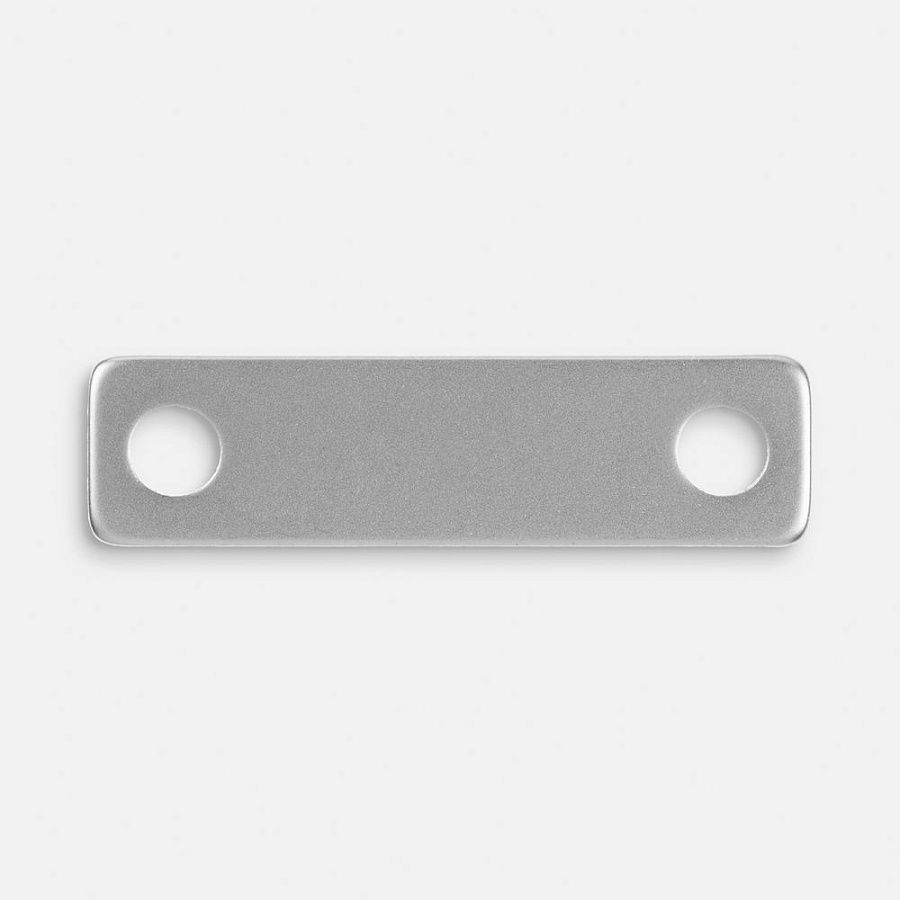 Шильдик металлический Alfa Liten, серебристый