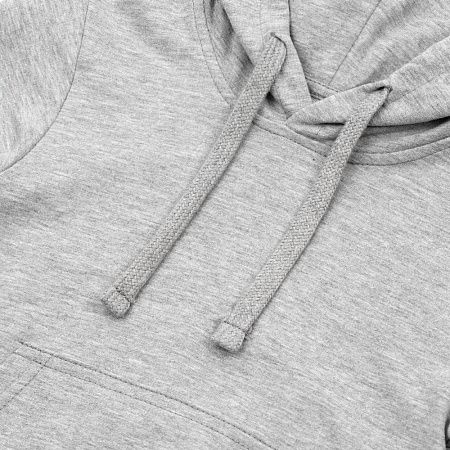 Толстовка с капюшоном детская Kirenga Kids, серый меланж, размер 12 лет (142-152 см)