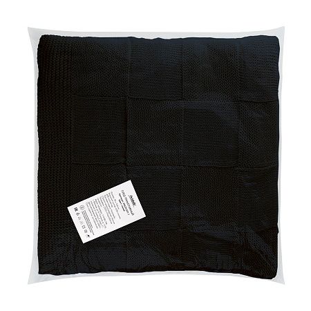 Плед Селла (Cella) вязаный, темно-синий (без подарочной коробки)