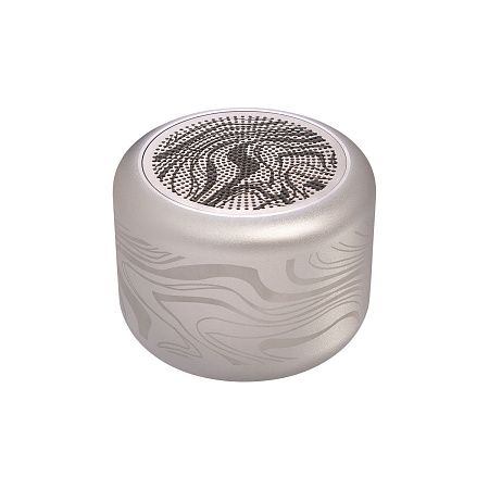 Беспроводная колонка Пэшн (Passion) 80dB 600 mAh (Bluetooth 5.0), серебряная