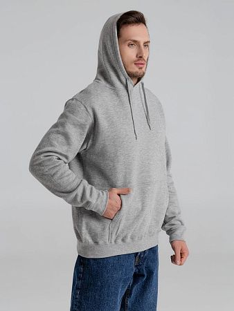 Толстовка с капюшоном Slam 320, серый меланж, размер XS