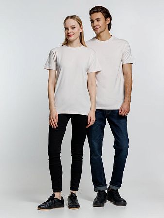 Футболка унисекс T-Bolka 160, молочно-белая, размер M