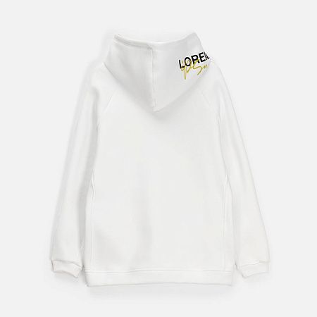 Худи унисекс оверсайз Easy Street, молочно-белое, размер XS/S