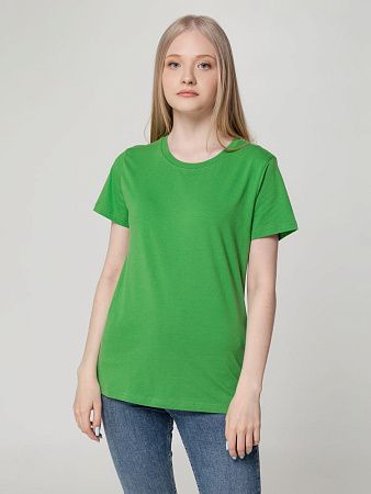 Футболка женская T-bolka Lady, ярко-зеленая, размер L v2