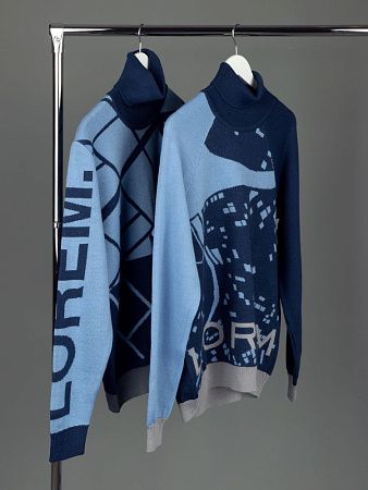 Джемпер на заказ Tricksy Net Reglan, полушерсть, размер S