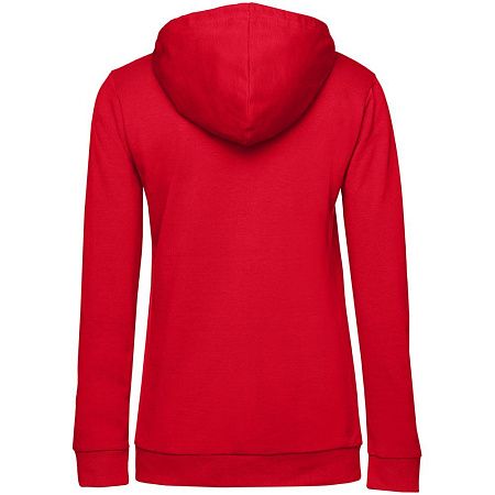Толстовка с капюшоном женская Hoodie, красная, размер S