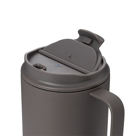 Термокружка вакуумная Авентура (Aventura), серая