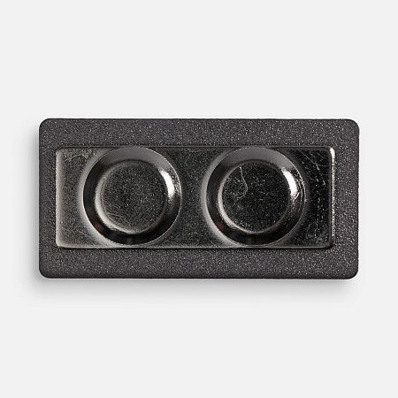 Значок Magnet Matto, серый металлик