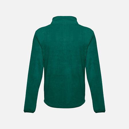 Куртка флисовая мужская Helsinki, темно-зеленая, размер S