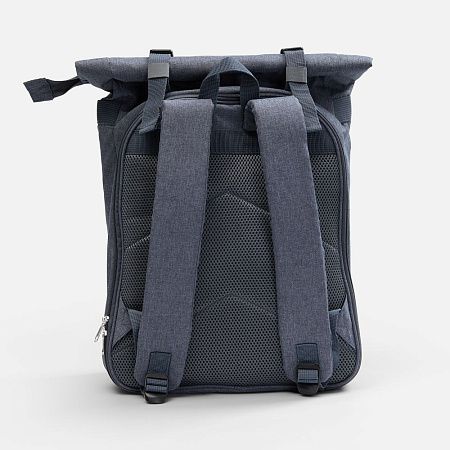 Набор для пикника Picnivo на 4 персоны, темно-серый меланж