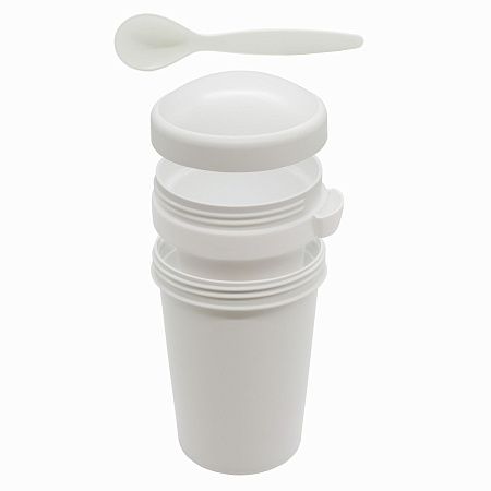 Ланч-бокс Cereal to go Green Line с ложкой