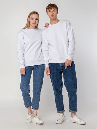 Толстовка Unit Toima Heavy, белая, размер 4XL