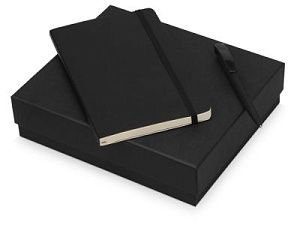 Подарочный набор Moleskine Amelie с блокнотом А5 Soft и ручкой, цвет: черный