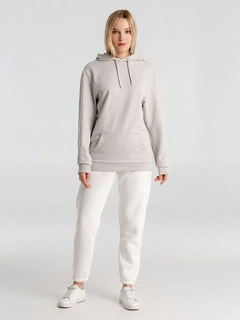 Толстовка с капюшоном унисекс Hoodie, дымчато-серая, размер XS