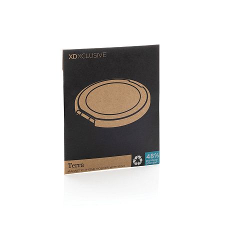 Магнитный держатель для телефона Terra Magnetic из переработанного пластика и алюминия RCS