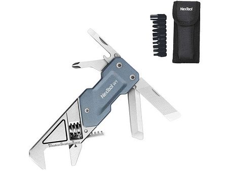 Мультитул-ключ Nextool Light Wrench W1 с набором бит