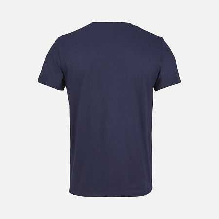 Футболка унисекс Regent с V-образным вырезом, кобальт (темно-синяя), размер 3XL