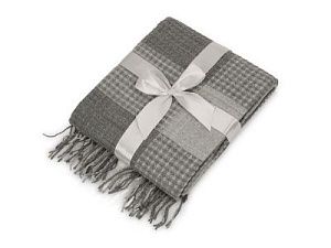 Плед акриловый «Gaufre», цвет: серый